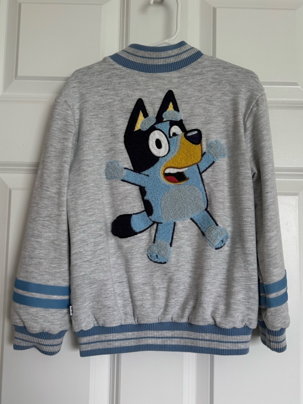 Little Sleepies Bluey Varsity Bomber Jacket, 4T